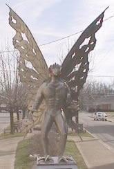 Mothman statue